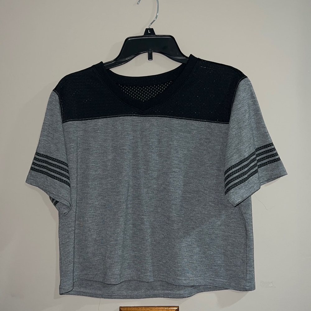 Black/Grey Short Sleeve Tee